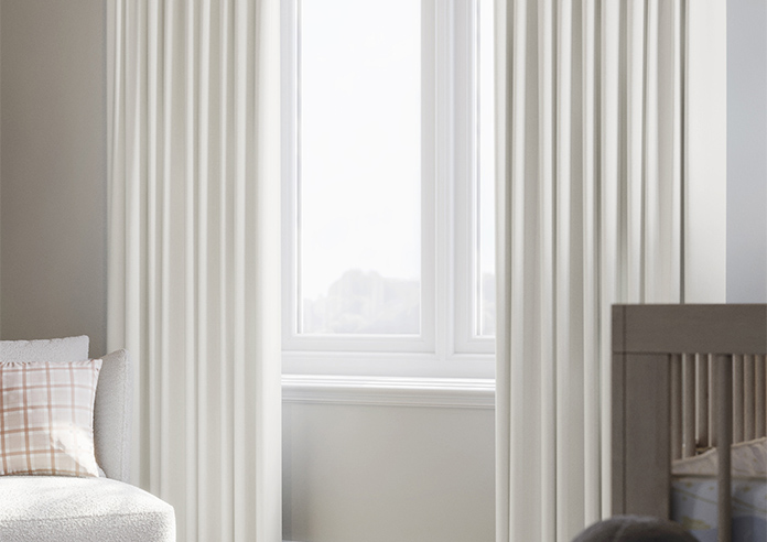 Harris, White Cotton - Made to Measure Curtains - Image 5